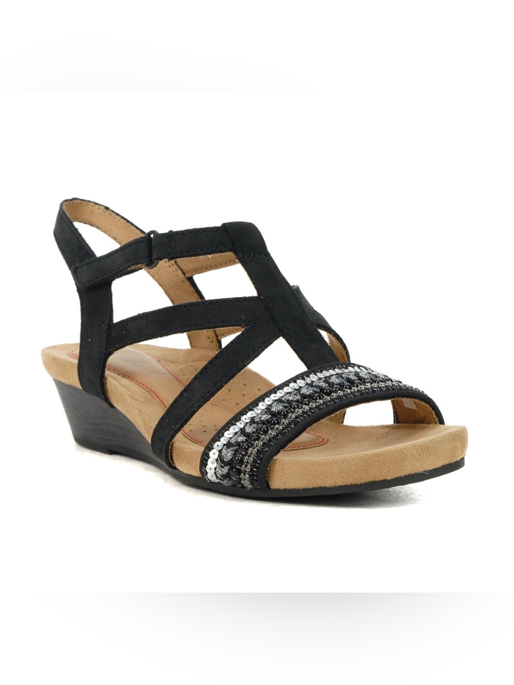 Rockport Cobb Hill Women's Size 9 W Hollywood Sling Black Sandals
